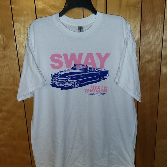 Fitz And The Tantrums Band Concert T Shirt Unisex Adult Size XL White SWAY A4 - Picture 1 of 3